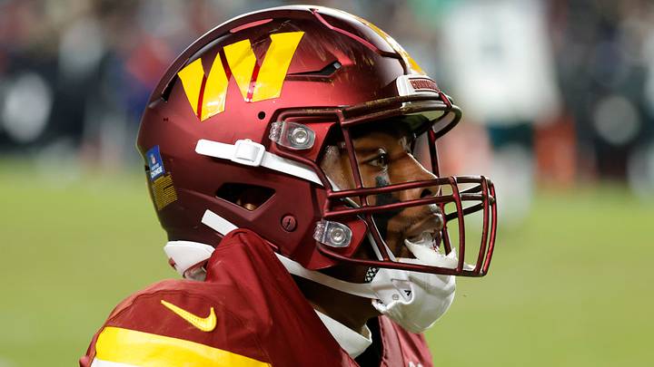 Washington Commanders wide receiver Treylon Burks 