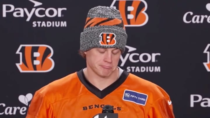 Joe Burrow reacts to a question about LSU hiring Lane Kiffin.