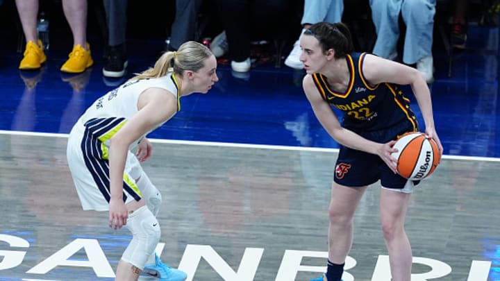 Caitlin Clark will take on Paige Bueckers and reigning No. 1 pick Azzi Fudd in the Indiana Fever’s preseason game against the Dallas Wings on Thursday night.
