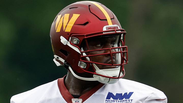 Washington Commanders offensive lineman Chris Paul Washington Commanders offensive lineman Chris Paul