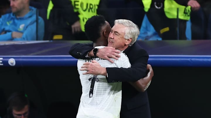 Ancelotti e Vini Jr foram multicampeões no Real Madrid Ancelotti e Vini Jr foram multicampeões no Real Madrid