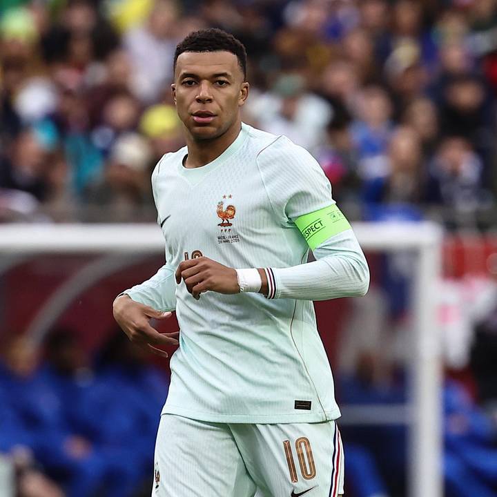 France forward Kylian Mbappe (10)