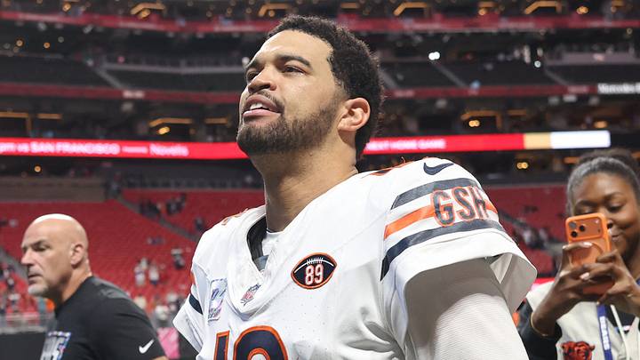 Oct 18, 2026; Atlanta, Georgia, USA;  Chicago Bears quarterback Caleb Williams (18) 