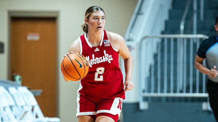 Logan Nissley dribbles the ball against Purdue Fort Wayne in the Emerald Coast Classic. Logan Nissley dribbles the ball against Purdue Fort Wayne in the Emerald Coast Classic.