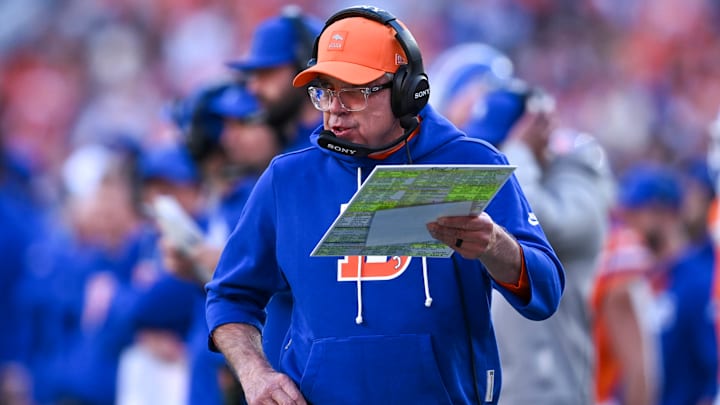 Denver Head Coach, Sean Payton on the sidelines during a game between the Los Angeles Chargers and the Denver Broncos at Empower Field at Mile High in Denver, CO on January 04, 2026.