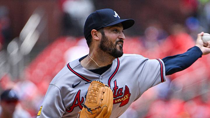 Jul 12, 2026; St. Louis, Missouri, USA; Atlanta Braves starting pitcher Danny Young (63) throws against the St. Louis Cardinals during the first inning at Busch Stadium. Mandatory Credit: Jeff Curry-Imagn Images Jul 12, 2026; St. Louis, Missouri, USA; Atlanta Braves starting pitcher Danny Young (63) throws against the St. Louis Cardinals during the first inning at Busch Stadium. Mandatory Credit: Jeff Curry-Imagn Images