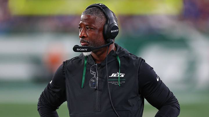 New York Jets head coach Aaron Glenn