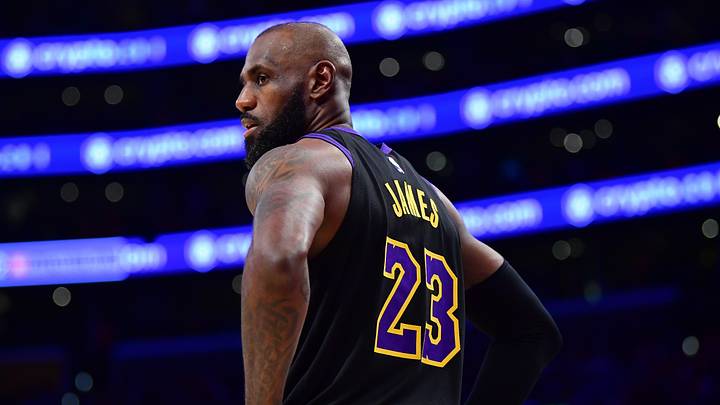 May 11, 2026; Los Angeles, California, USA; Los Angeles Lakers forward LeBron James (23) during the second half in game four of the second round of the 2026 NBA Playoffs at Crypto.com Arena. Mandatory Credit: Gary A. Vasquez-Imagn Images May 11, 2026; Los Angeles, California, USA; Los Angeles Lakers forward LeBron James (23) during the second half in game four of the second round of the 2026 NBA Playoffs at Crypto.com Arena. Mandatory Credit: Gary A. Vasquez-Imagn Images