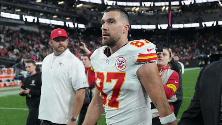 Chiefs tight end Travis Kelce may have played his last NFL game in Sunday's season finale loss to the Raiders. Chiefs tight end Travis Kelce may have played his last NFL game in Sunday's season finale loss to the Raiders.