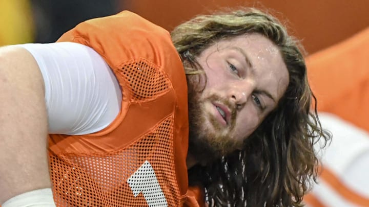 Clemson offensive lineman Blake Miller