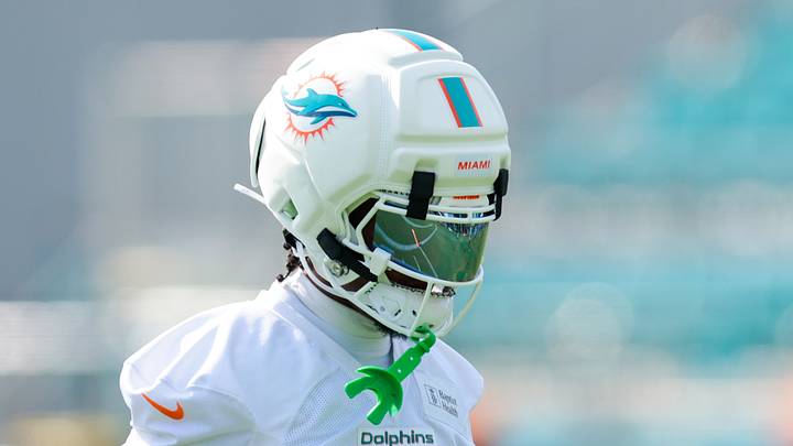 Miami Dolphins wide receiver Jalen Tolbert Miami Dolphins wide receiver Jalen Tolbert