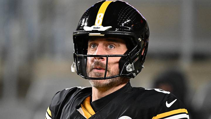 Pittsburgh Steelers quarterback Aaron Rodgers.