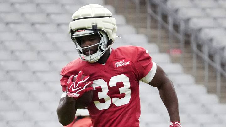 Former Arizona Cardinals running back Trey Benson Former Arizona Cardinals running back Trey Benson