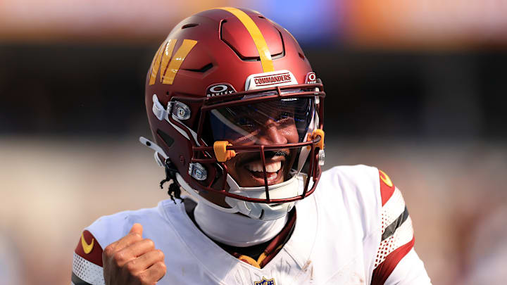 Washington Commanders quarterback Jayden Daniels Washington Commanders quarterback Jayden Daniels