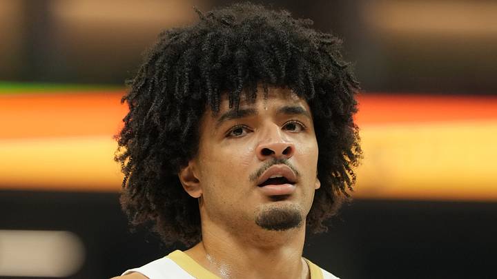 Apr 3, 2026; Sacramento, California, USA; New Orleans Pelicans guard Micah Peavy (14) during the first quarter against the Sacramento Kings at Golden 1 Center. Mandatory Credit: Darren Yamashita-Imagn Images