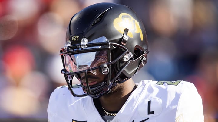 Oct 19, 2024; Tucson, Arizona, USA; Colorado Buffalos quarterback Shedeur Sanders (2) against the Arizona Wildcats at Arizona Stadium. Mandatory Credit: Mark J. Rebilas-Imagn Images