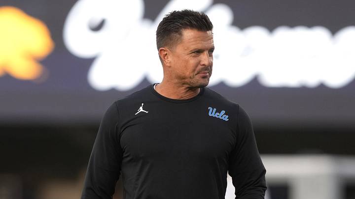 Sep 5, 2026; Berkeley, California, USA; UCLA Bruins head coach Bob Chesney before the game against the California Golden Bears at California Memorial Stadium. Mandatory Credit: Darren Yamashita-Imagn Images Sep 5, 2026; Berkeley, California, USA; UCLA Bruins head coach Bob Chesney before the game against the California Golden Bears at California Memorial Stadium. Mandatory Credit: Darren Yamashita-Imagn Images