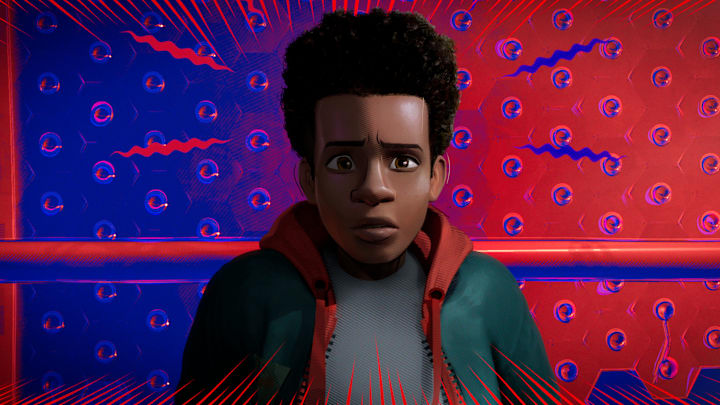 Miles Morales in Sony Pictures Animation's SPIDER-MAN: INTO THE SPIDER-VERSE.