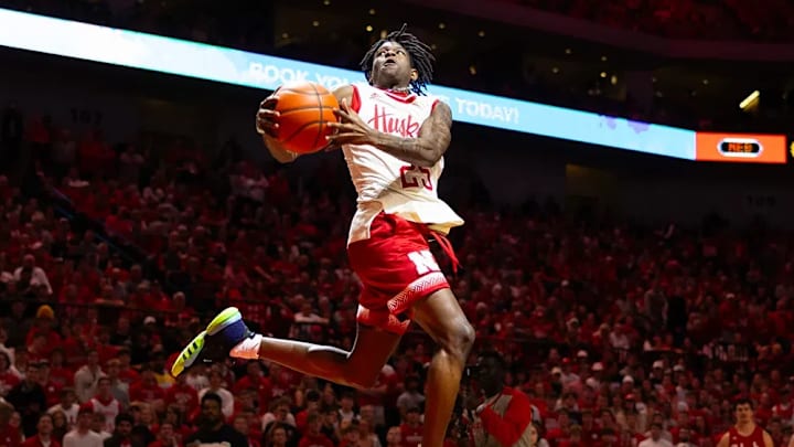 Jeremiah Charles winning the 2024 Nebraska football dunk contest