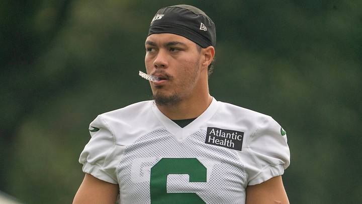 New York Jets safety Dane Belton New York Jets safety Dane Belton