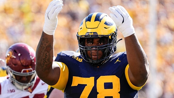 The Atlanta Falcons reportedly have interest in Michigan defensive lineman Kenneth Grant.