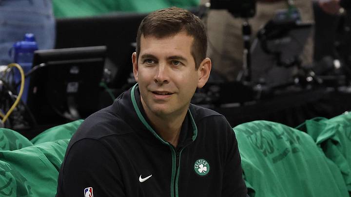May 14, 2023; Boston, Massachusetts, USA; Boston Celtics president of basketball operations Brad Stevens looks on before game seven of the 2023 NBA playoffs between the Boston Celtics and the Philadelphia 76ers at TD Garden. Mandatory Credit: Winslow Townson-Imagn Images May 14, 2023; Boston, Massachusetts, USA; Boston Celtics president of basketball operations Brad Stevens looks on before game seven of the 2023 NBA playoffs between the Boston Celtics and the Philadelphia 76ers at TD Garden. Mandatory Credit: Winslow Townson-Imagn Images