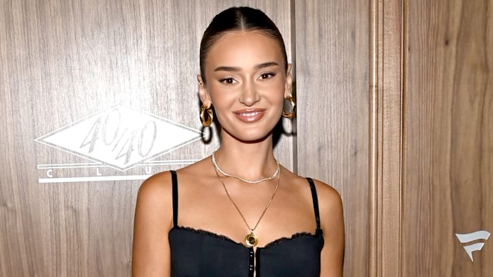 Kristin Juszczyk at Jay-Z's Iconic The 40/40 Club Reimagined in Partnership with Fanatics Sportsbook & Casino At Center