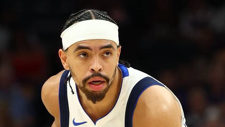 Dallas Mavericks guard Ryan Nembhard (9) against the Phoenix Suns at Mortgage Matchup Center on April 8, 2026. Dallas Mavericks guard Ryan Nembhard (9) against the Phoenix Suns at Mortgage Matchup Center on April 8, 2026.