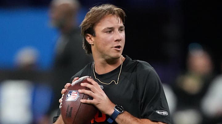 New York Jets quarterback Cade Klubnik New York Jets quarterback Cade Klubnik