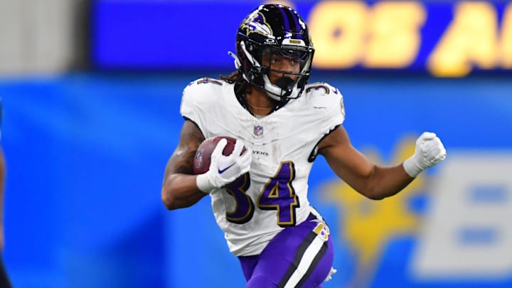 New Chargers RB Keaton Mitchell New Chargers RB Keaton Mitchell