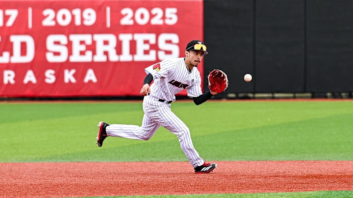 Louisville baseball shortstop Alex Alicea Louisville baseball shortstop Alex Alicea