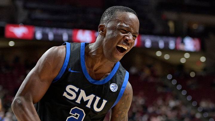 Mar 8, 2025; Tallahassee, Florida, USA; Southern Methodist University Mustangs guard Boopie Miller (2) reacts during the second half against the Florida State Seminoles at Donald L. Tucker Center. Mandatory Credit: Melina Myers-Imagn Images Mar 8, 2025; Tallahassee, Florida, USA; Southern Methodist University Mustangs guard Boopie Miller (2) reacts during the second half against the Florida State Seminoles at Donald L. Tucker Center. Mandatory Credit: Melina Myers-Imagn Images