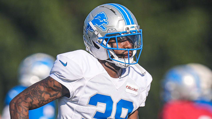 Detroit Lions cornerback Nick Whiteside (38) during training camp at Performance Center in Allen Park 