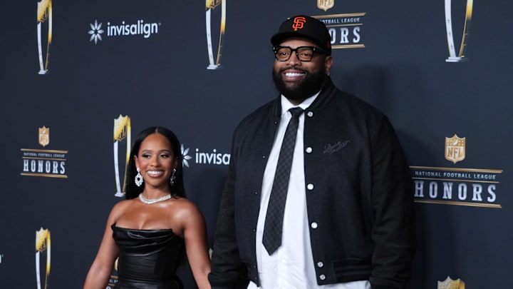 San Francisco 49ers tackle Trent Williams and Sondra Williams