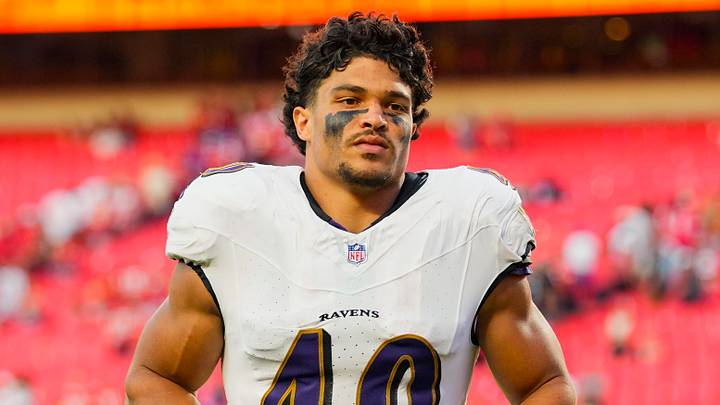Baltimore Ravens linebacker Teddye Buchanan Baltimore Ravens linebacker Teddye Buchanan