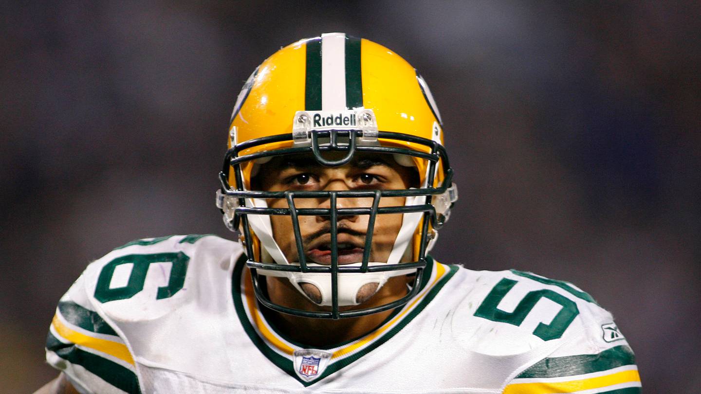 Best Green Bay Packers player to wear No. 56 was a steady presence in the 2000s
