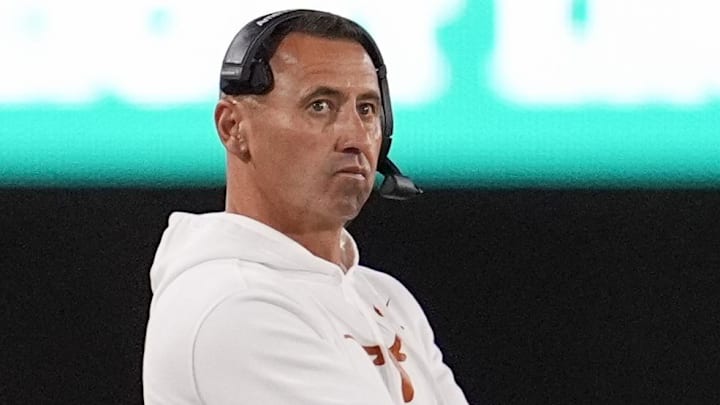 Texas head coach Steve Sarkisian doesn't see the value in scheduling tough out-of-conference opponents