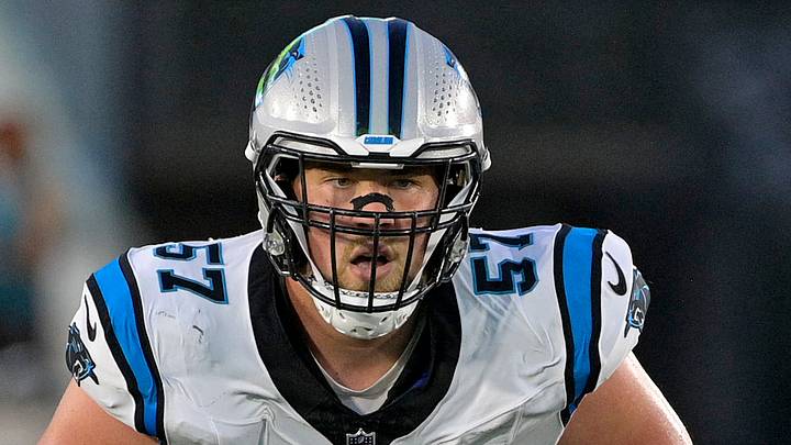 Carolina Panthers offensive tackle Monroe Freeling