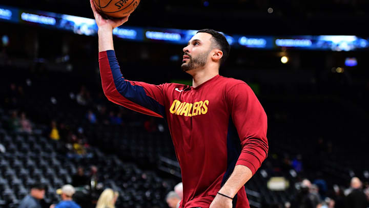 Jan 11, 2020; Denver, Colorado, USA; Cleveland Cavaliers forward Larry Nance Jr. (22) warms up before the game against the Denver Nuggets at the Pepsi Center. Mandatory Credit: Ron Chenoy-Imagn Images Jan 11, 2020; Denver, Colorado, USA; Cleveland Cavaliers forward Larry Nance Jr. (22) warms up before the game against the Denver Nuggets at the Pepsi Center. Mandatory Credit: Ron Chenoy-Imagn Images