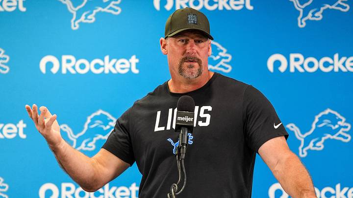 Detroit Lions head coach Dan Campbell Detroit Lions head coach Dan Campbell
