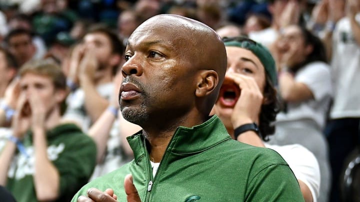 Michigan State athletic director Alan Haller watches the Spartans take on Northwestern on Sunday, Dec. 4, 2022, in East Lansing.
221204 Msu Northwestern Bball 011a Michigan State athletic director Alan Haller watches the Spartans take on Northwestern on Sunday, Dec. 4, 2022, in East Lansing.
221204 Msu Northwestern Bball 011a
