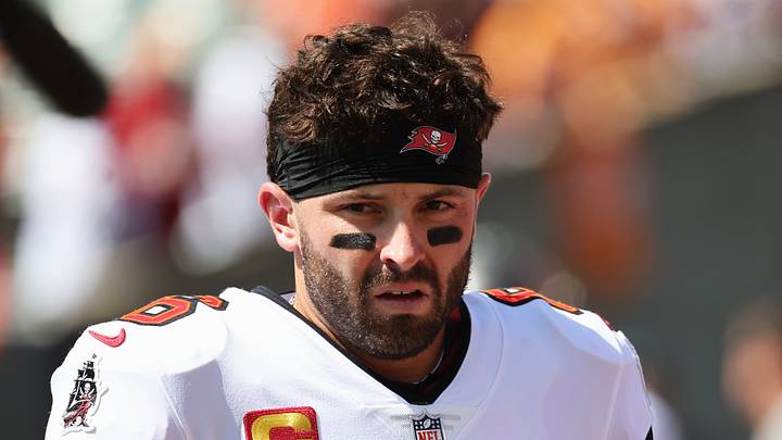 Baker Mayfield had three fumbles in the Buccaneers' opening day loss to the Bengals. Baker Mayfield had three fumbles in the Buccaneers' opening day loss to the Bengals.