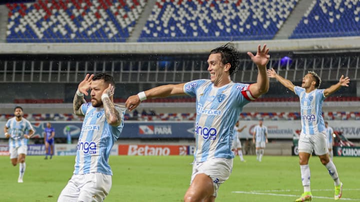 Os atacantes Rossi e Nicolas estão entre os destaques do Paysandu em 2025