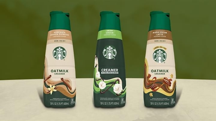 New Starbucks At Home Creamer flavors