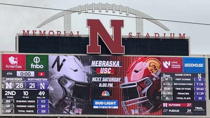 Nebraska 28 - Northwestern 21 Nebraska 28 - Northwestern 21