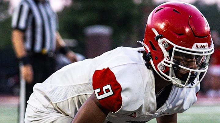 Bryce Woods during a high school football season