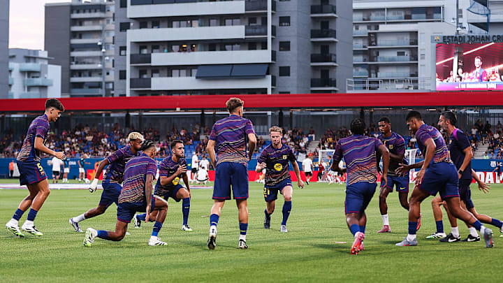 The Estadi Johan Cruyff is next to Barcelona’s training ground.