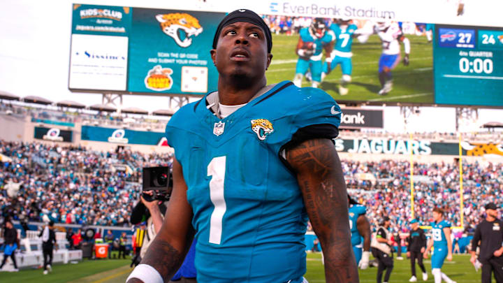 Jacksonville Jaguars running back Travis Etienne Jr.