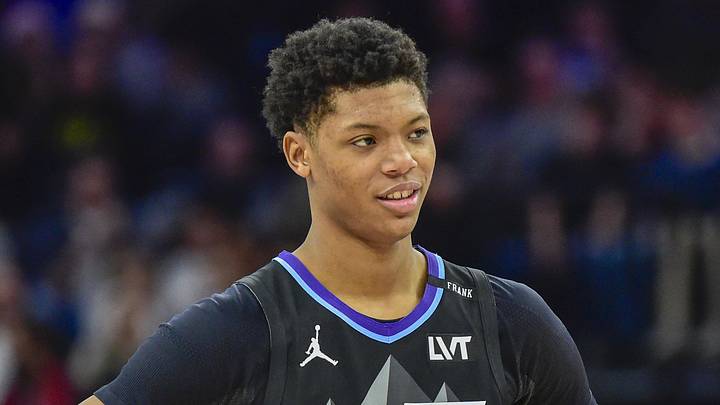 Dec 23, 2025; Salt Lake City, Utah, USA; Utah Jazz forward Ace Bailey (19) reacts to a call during the second half against the Memphis Grizzlies at Delta Center. Mandatory Credit: Peter Creveling-Imagn Images Dec 23, 2025; Salt Lake City, Utah, USA; Utah Jazz forward Ace Bailey (19) reacts to a call during the second half against the Memphis Grizzlies at Delta Center. Mandatory Credit: Peter Creveling-Imagn Images