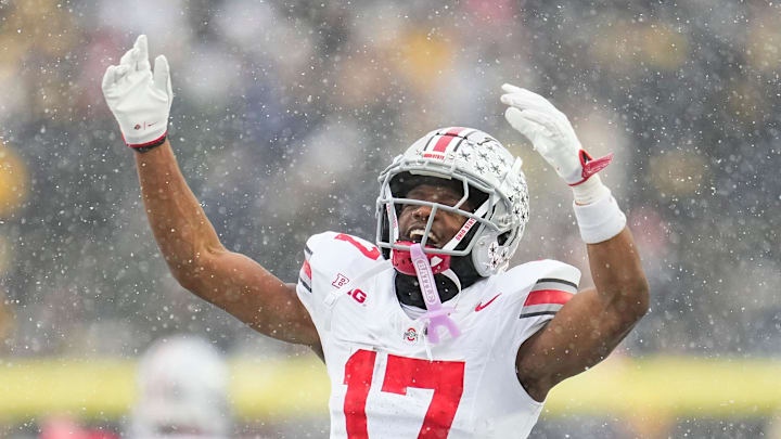 Ohio State Buckeyes wide receiver Carnell Tate Ohio State Buckeyes wide receiver Carnell Tate